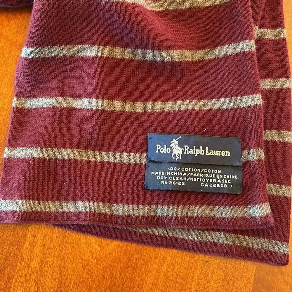 Polo Ralph Lauren Extra Long Cotton Scarf